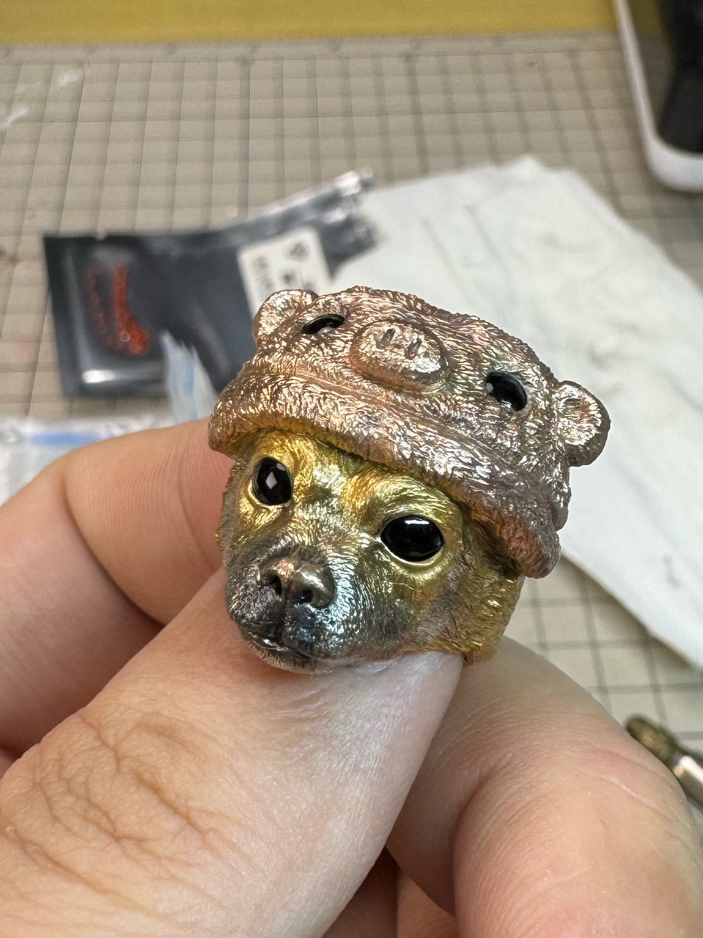 Custom Pet Portrait Ring