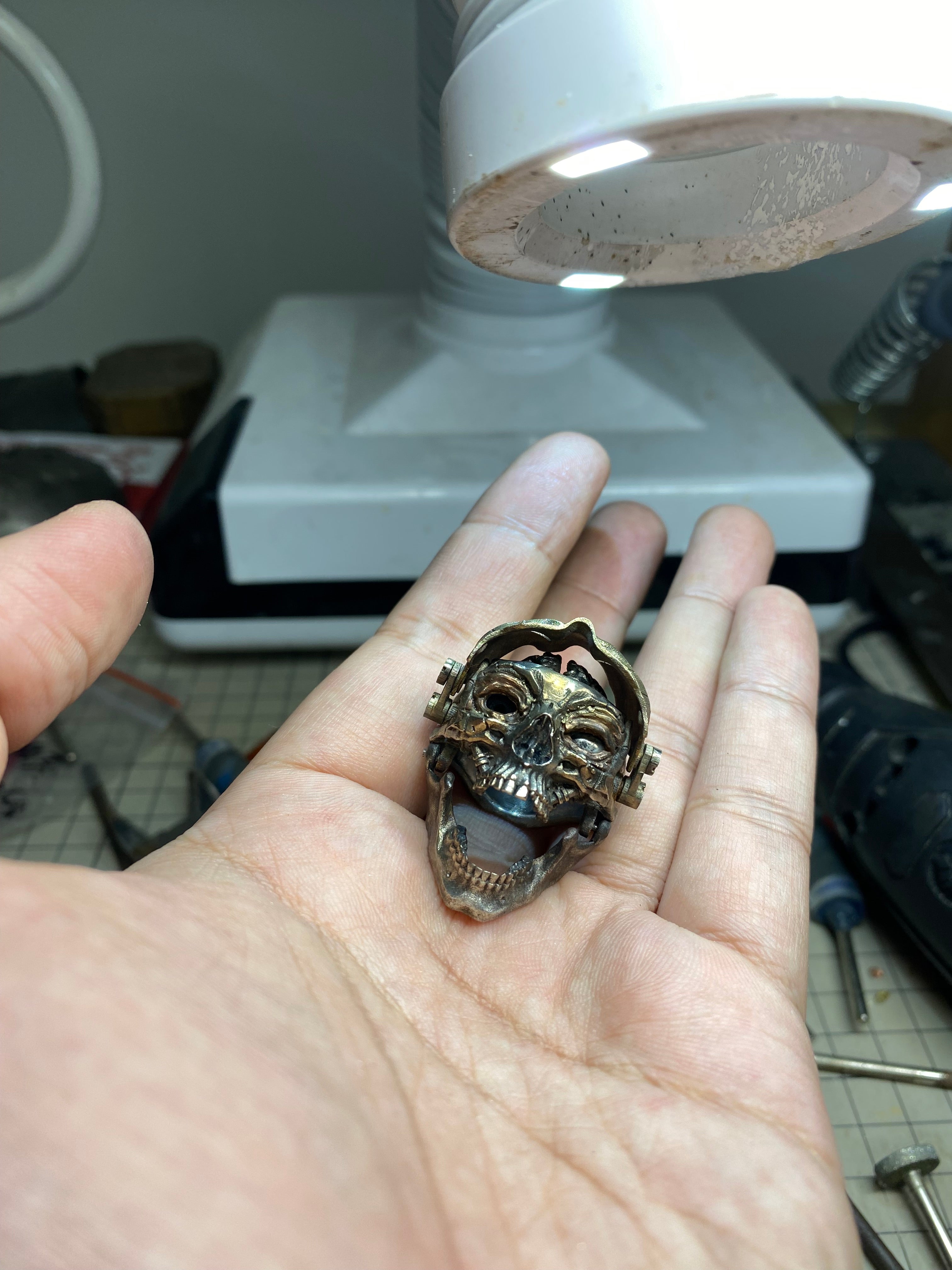 Cyberpunk style ring