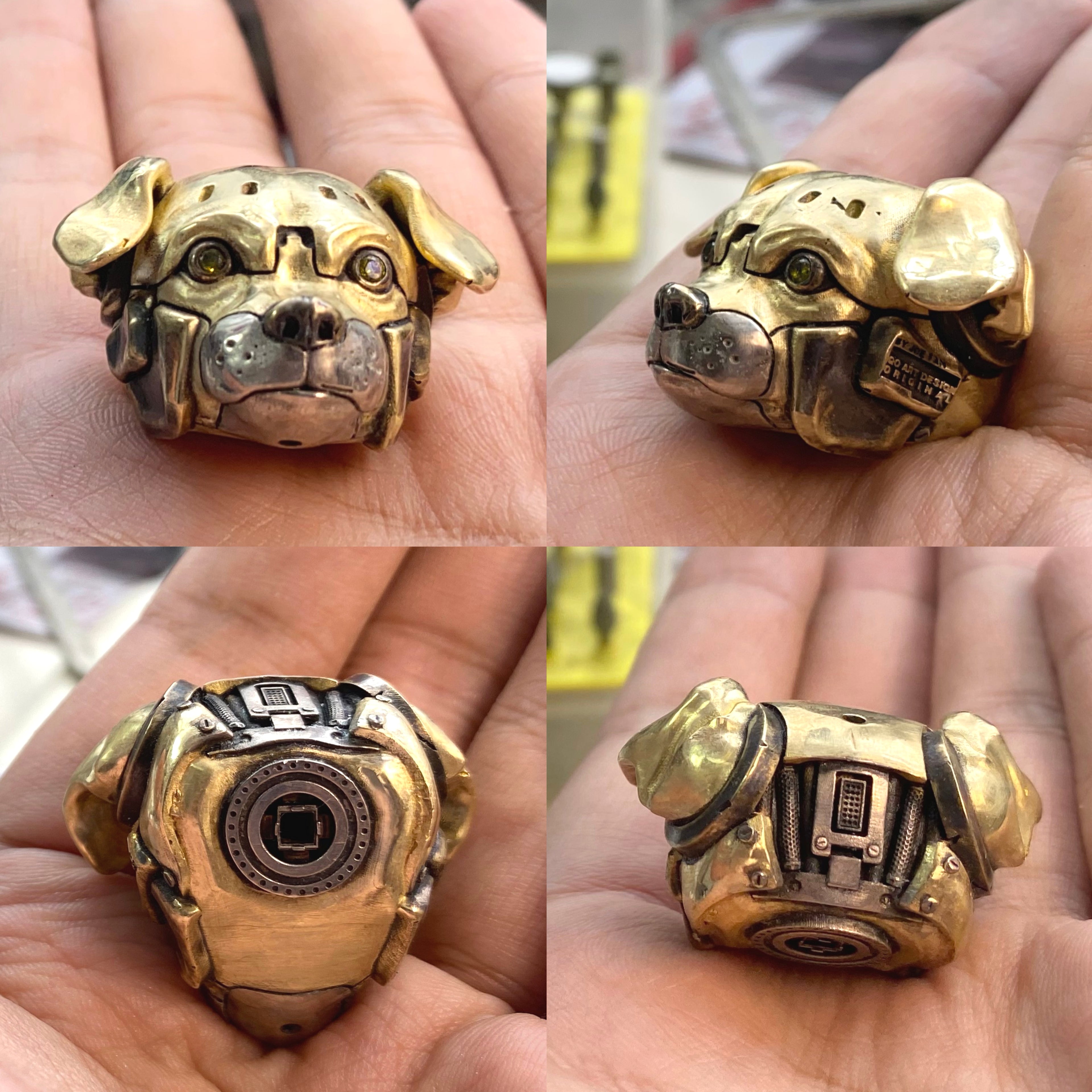 Cyberpunk EDC Pendant：Robot Dog
