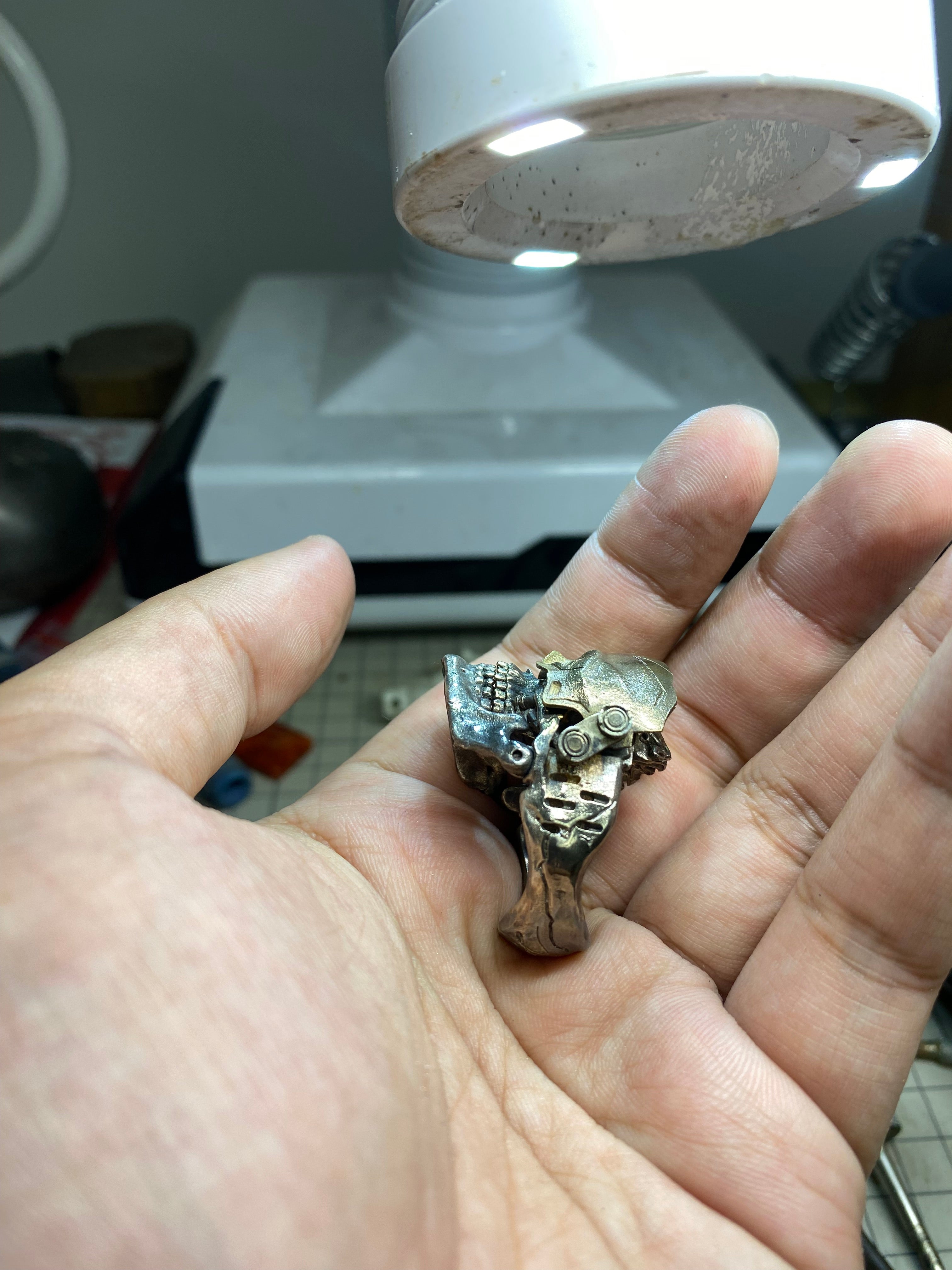 Cyberpunk style ring