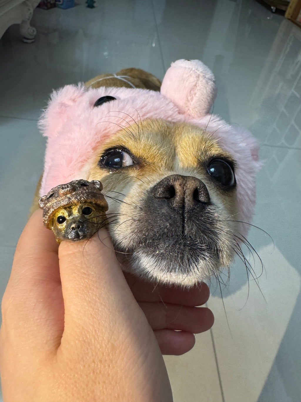 Custom Pet Portrait Ring