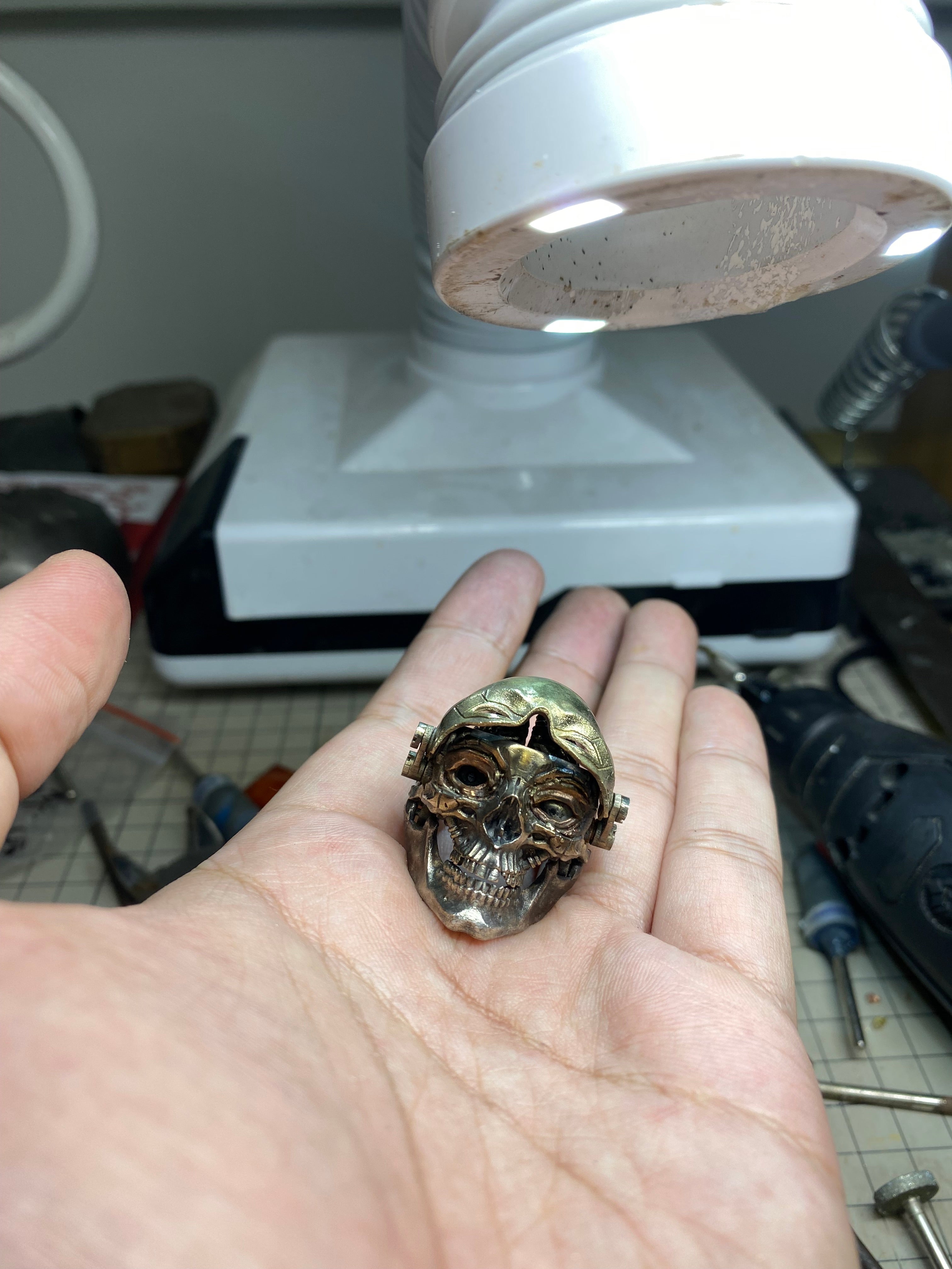 Cyberpunk style ring