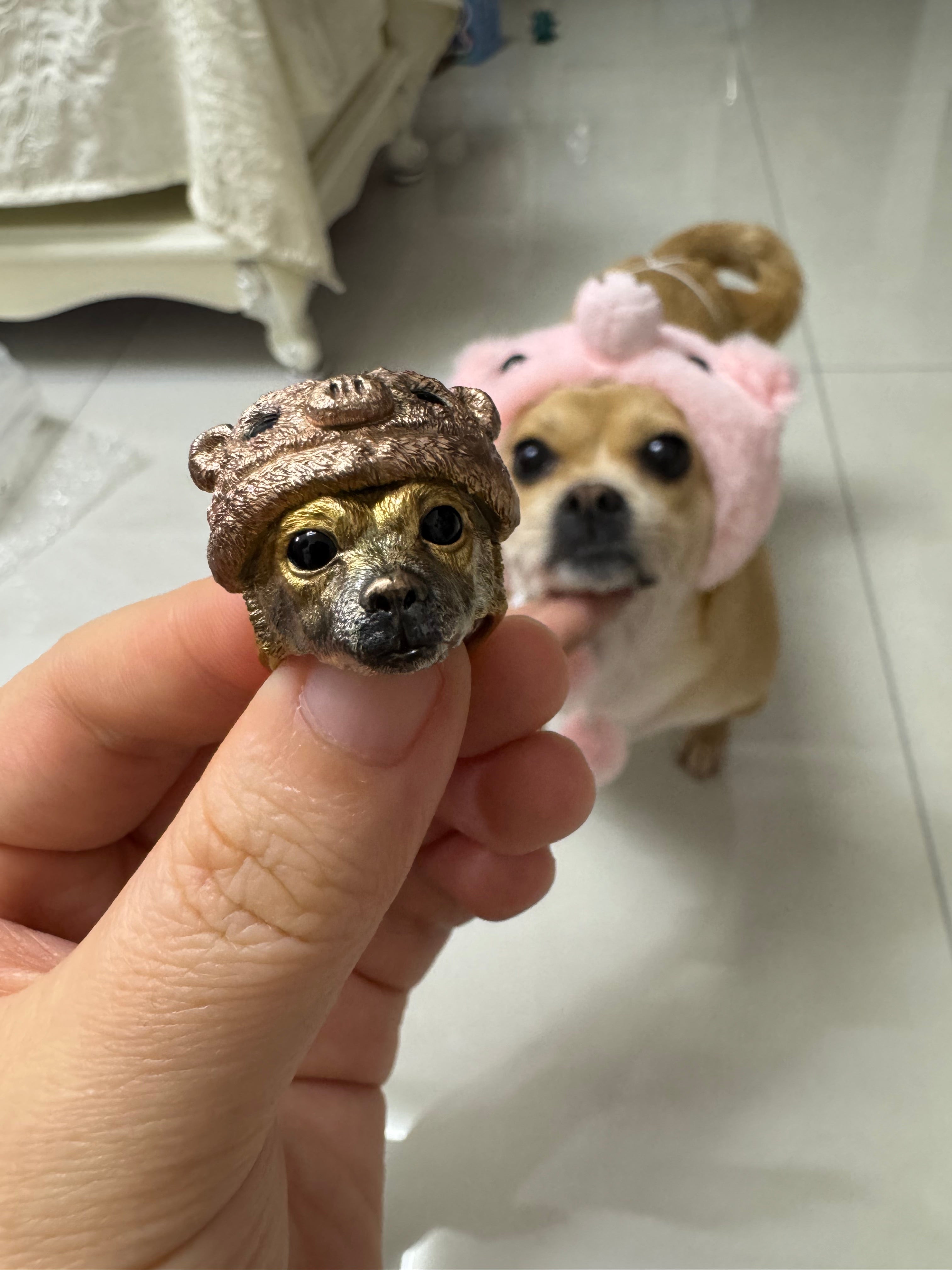 Custom Pet Portrait Ring