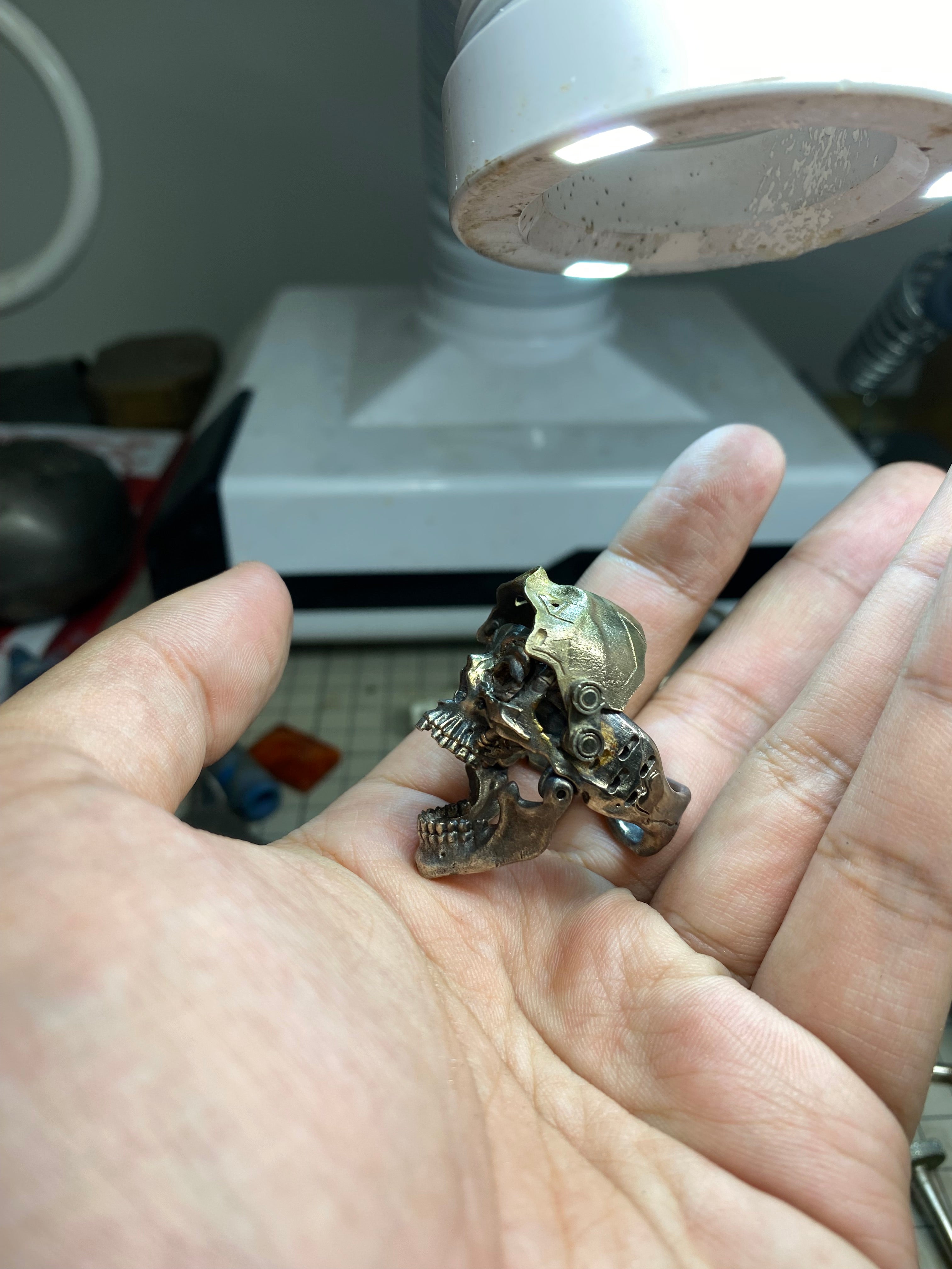 Cyberpunk style ring