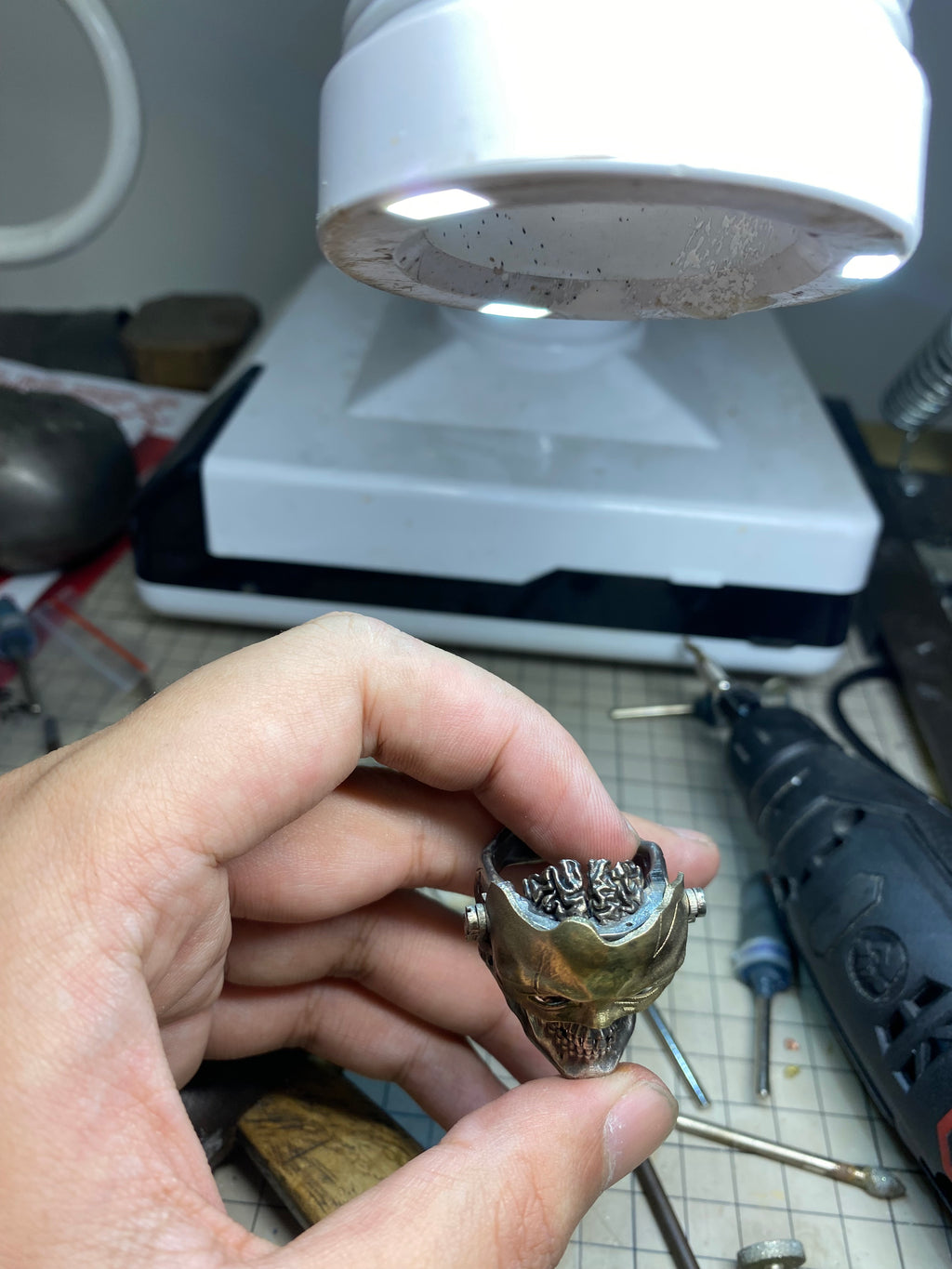 Cyberpunk style ring