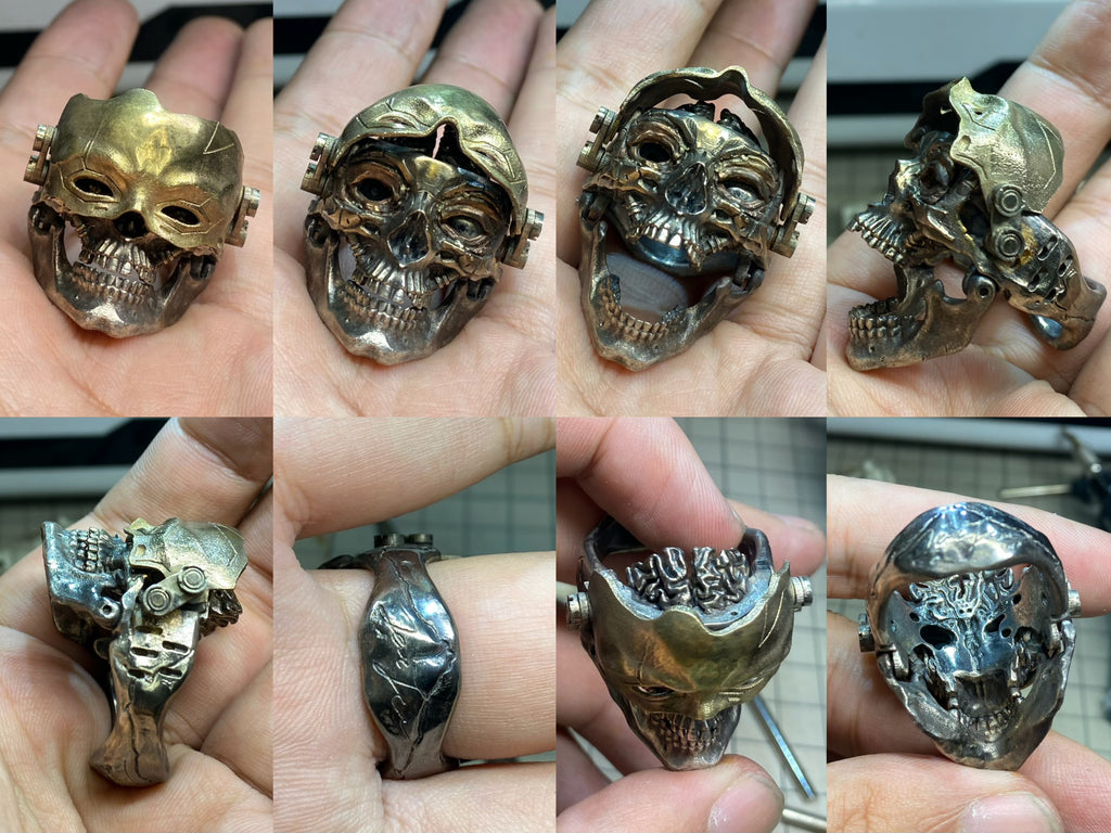 Cyberpunk style ring