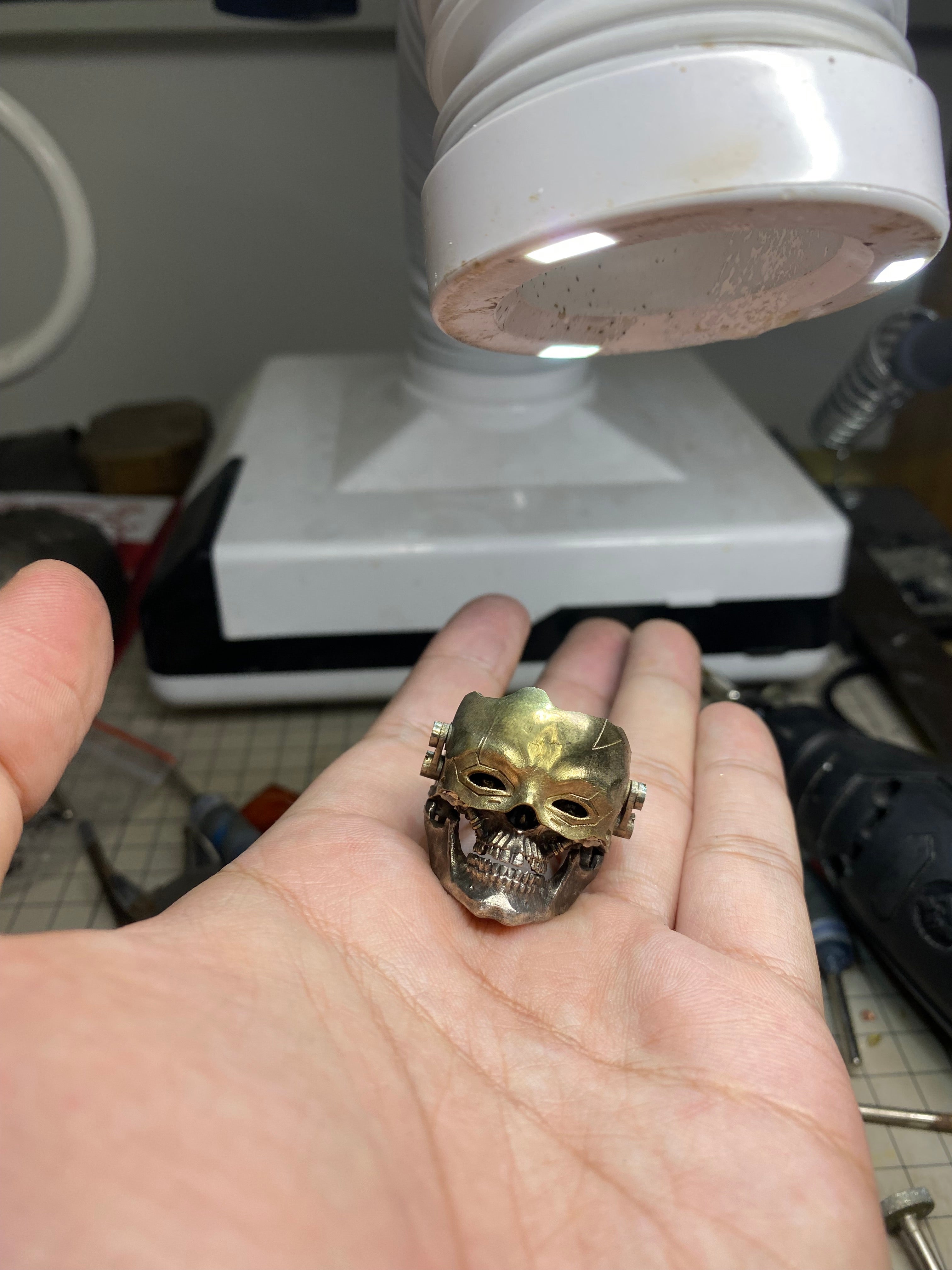 Cyberpunk style ring