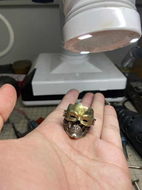 Cyberpunk style ring